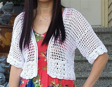 Short N Sassy Mesh Crochet Cardigan Crochet Pattern By Nicole Wang