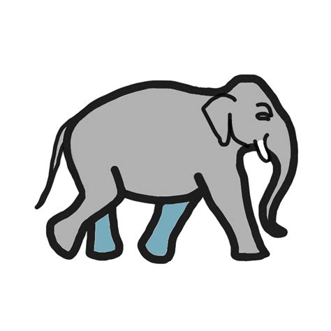 Elephant Walking Cycle By Blueround On Deviantart