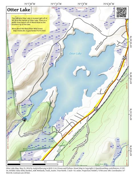 Otter Lake Campground Map