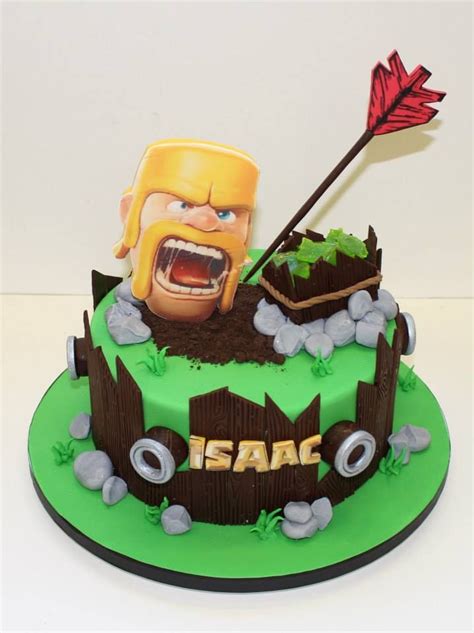 Clash Of Clans Clash Royale Cake Cake Cupcake Cakes