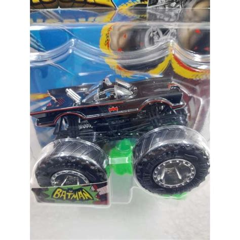 Promo Hot Wheels Monster Trucks Batman TV Series Batmobile Hitam M Diskon Di Seller