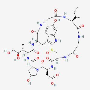 beta-Amanitin from Amanita phalloides | C39H53N9O15S | CID 90470264 - PubChem