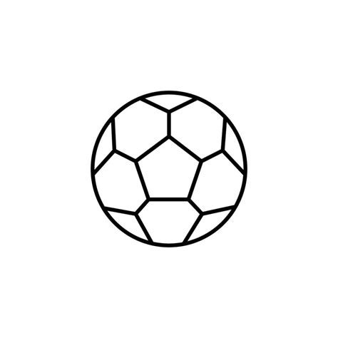 ball icon. outline icon 14573474 Vector Art at Vecteezy