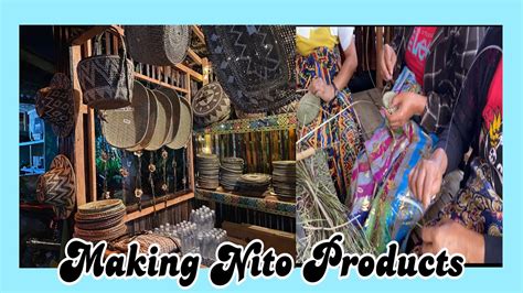 MAKING NITO PRODUCTS PAANO GINAGAWA ANG NITO PLATES NATIVE DIY