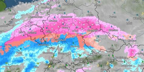 Luftmassengrenze Mit Schnee Und Eisregen Droht Erh Hte Gl Ttegefahr