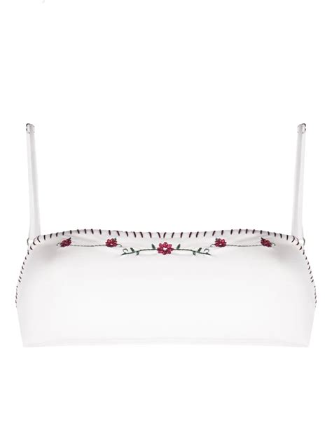 Frankies Bikinis Tommy Bikini Top In Neutrals ModeSens