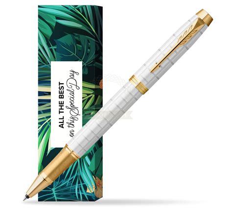 Parker IM Premium Pearl GT Rollerball Pen In Cover Special Day In Cover