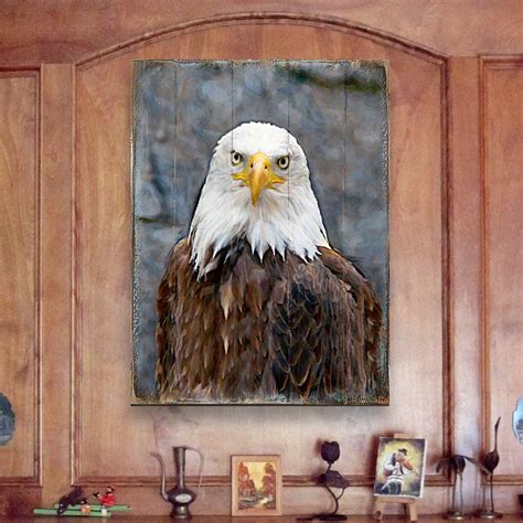 Eagle Decor Bald Eagle Wall Art Bald Eagle Art On Wood Etsy Canada