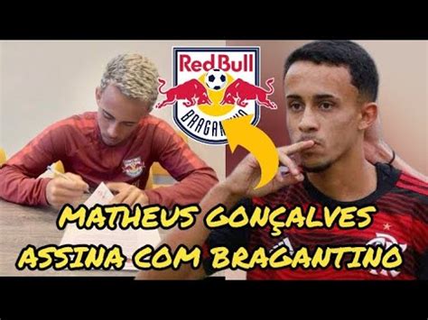 Matheus Gon Alves Do Redbull Bragantino Cria Da Base Do Flamengo