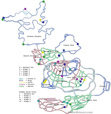 Need For Speed Underground 2 Stage 1 Secret Races Map Map For Pc By