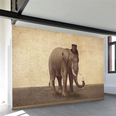 A Fine Vintage Wall Mural Wallsneedlove Wall Murals Vintage Walls Mural