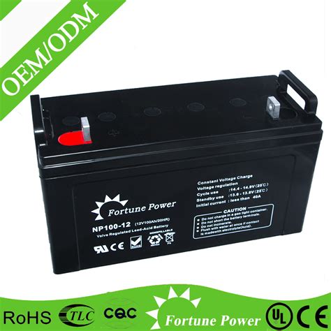 Rechargeable Bateria 12V 100ah Deep Cycle Solar Gel Battery China 12V