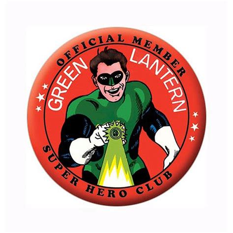 Green Lantern Official Member Button