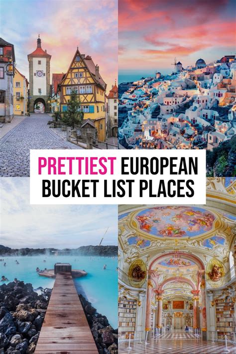 Prettiest European Bucket List Destinations In Europe Travel