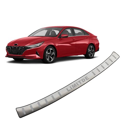 Buy Apexra Car Stainless Steel Rear Bumper Protector For Hyundai Elantra 2021 2023 Accessories