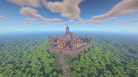 I Built A Castle Inspired By Bluenerds Tutorial On Yt R Minecraft