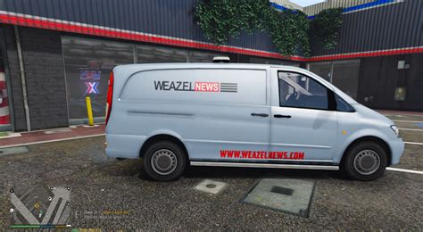 Els Weazel News Mercedes Vito Gta5