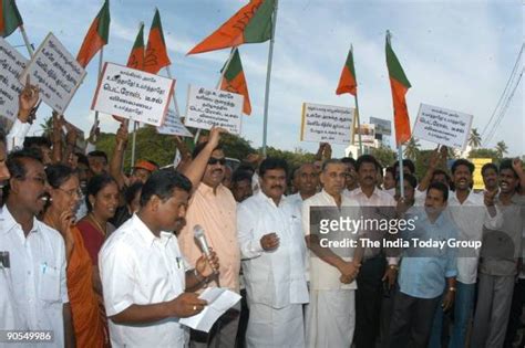 Tamil Nadu Bjp Photos And Premium High Res Pictures Getty Images