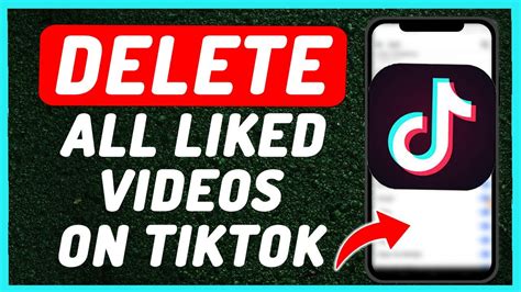 How To Delete All Your Liked Videos On Tiktok How To Remove Liked