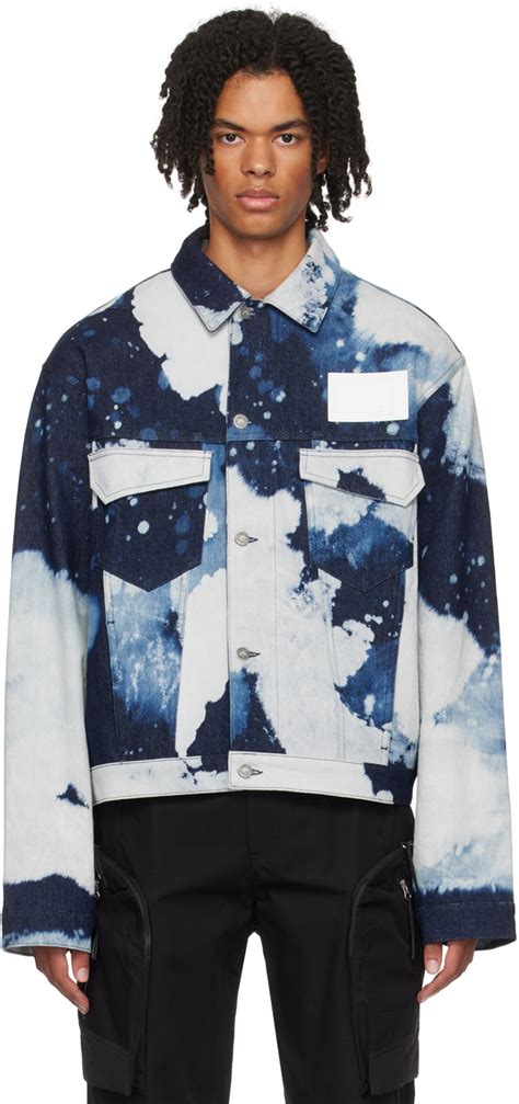 A COLD WALL Indigo Bleached Denim Jacket SSENSE Canada