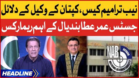 Chief Justice Umar Ata Bandial Important Remarks News Headlines At 8 Pm Nab Amendments Case