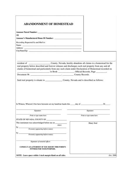 Free Property Abandonment Notice Template Excel Example Free Property