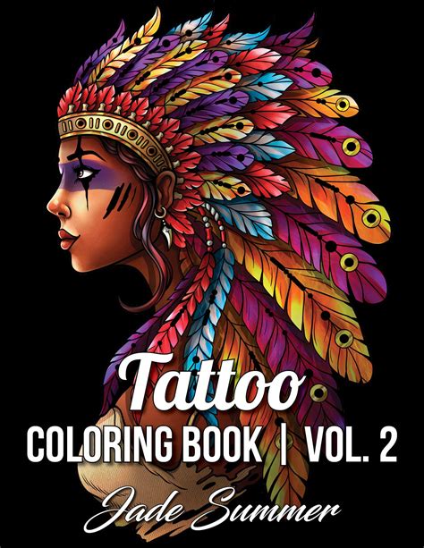 Printable Tattoo Coloring Book For Adults