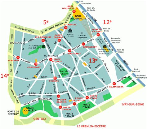 Paris Map Neighborhoods - Neighborhood Maps of Paris, France ...