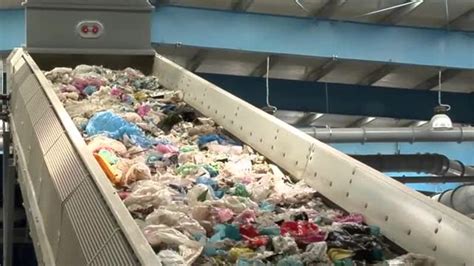 Mixed Municipal Solid Waste Sorting Larnaca Cyprus NOW TOMRA VIDEO