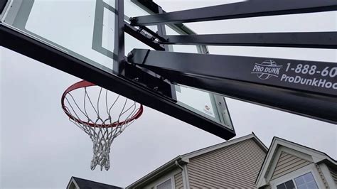 Pro Dunk Silver ~ Adjustable In-Ground Basketball Hoops - YouTube