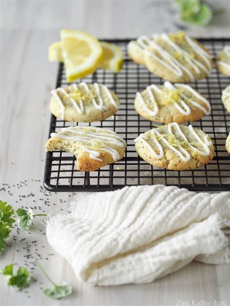 Suchtpotenzial Oder Weiche Zitronen Cookies Mit Mohn Zum Kaffee Dazu