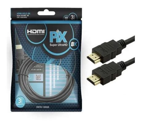 CABO HDMI 03 0M V2 1 8K PIX GOLD Recifetronic