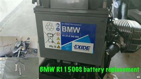 BMW R1150GS Battery Replacement BMW R 1150 GS Batterie Wechseln BMW