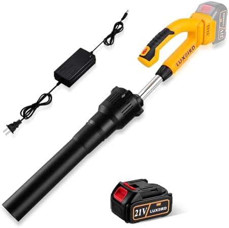 Enhulk Cfm Mph Cordless Leaf Blower With V Ah Battery