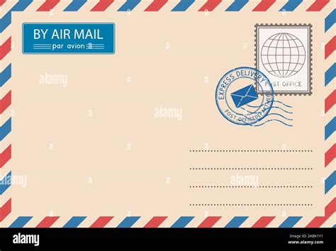 Envelope with postmarks Stock Vector Image & Art - Alamy