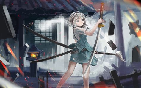 Anime Samurai Girl Wallpaper - WallpaperSafari