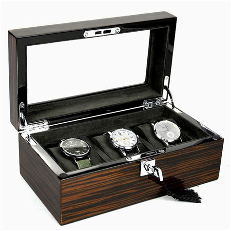 Caja Organizadora De Relojes Para Hombre Caja Reloj