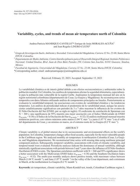 (PDF) Variability, cycles, and trends of mean air temperature north of ...