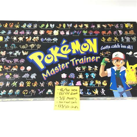 Pokemon Master Trainer Board Game READ | #1998665931