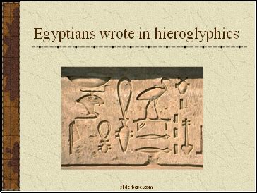 What Did Egyptians Write On