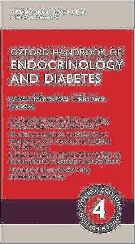 Oxford Handbook Of Endocrinology And Diabetes Oxford Medical Handbooks Uk Owen