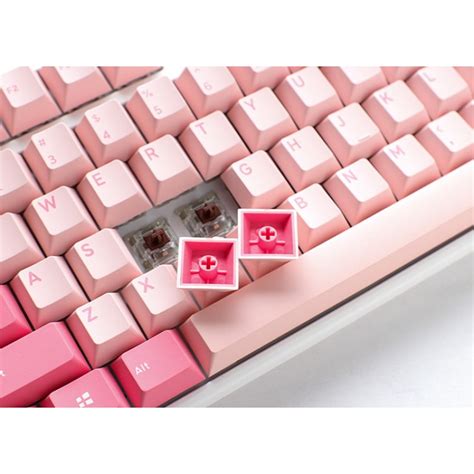 Ducky One TKL Gossamer Pink Teclado Gaming Mecânico Hot Swappable MX Red PBT PT PcComponentes