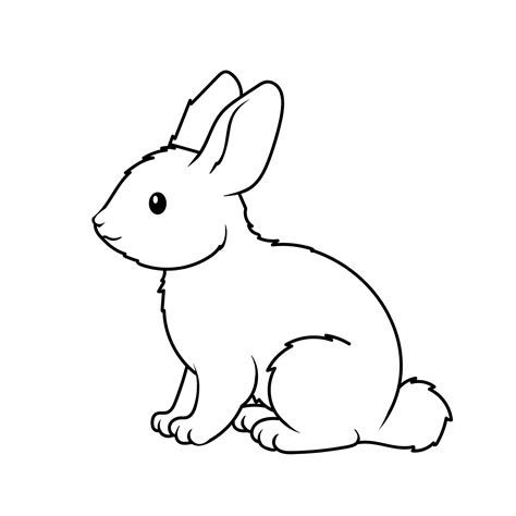 Premium Vector Vector Character Drawing Of A Cute Bunny Rabbit On A