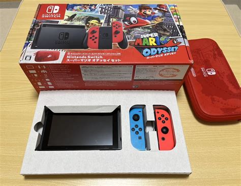 Yahooオークション 1円 Nintendo Switch本体 2スーパーマリオ オデ