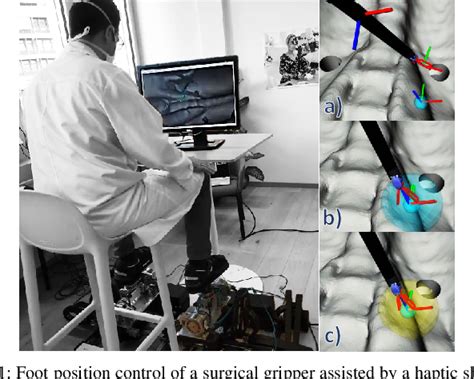 Figure From Foot Control Of A Surgical Laparoscopic Gripper Via Dof