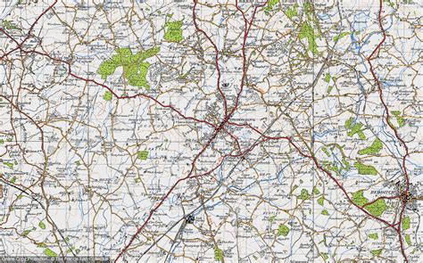 maps  bromsgrove hereford worcester francis frith