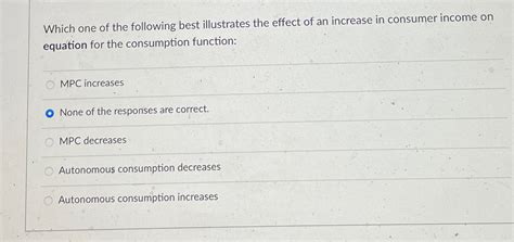 Solved Which One Of The Following Best Illustrates The Chegg