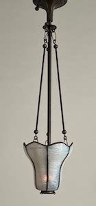 Genuine Antique Lighting Antique Chipped Ice Pendant Ceiling Light