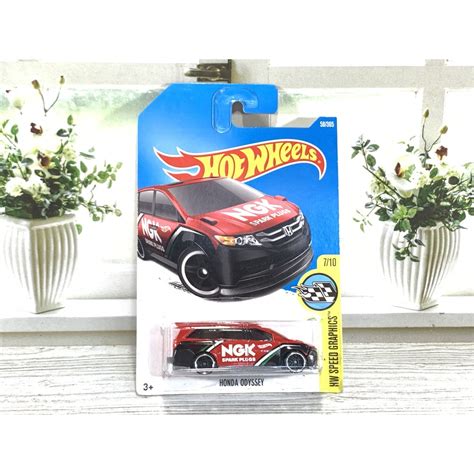 HOTWHEELS HONDA HOT WHEELS MERAH 風火輪本田奧德賽紅 TAMPO NGK 壓鑄風火輪 蝦皮購物