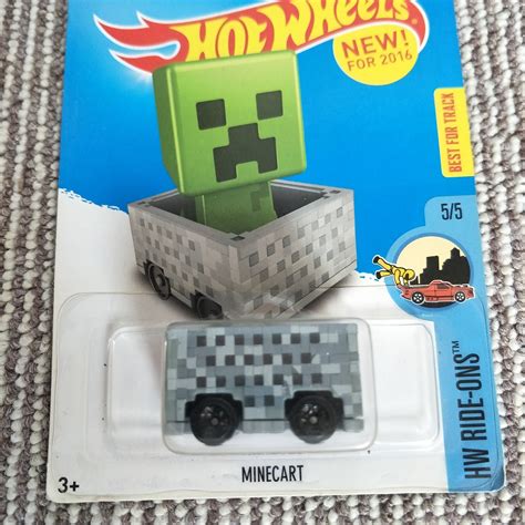 Hot Wheels Minecart The Minecraft HW Ride Ons Perfect Birthday Etsy Canada